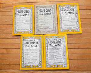 lot 612 image: Vintage National Geographic Magazines  Early to Mid 20th Century