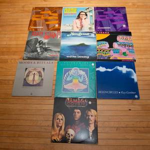 lot 617 image: Chants, Moods, and Rituals  Vintage LP Vinyl Albums Collection