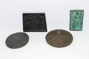 lot 641 image: Set of Four Wallhangings