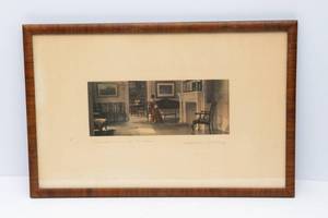 lot 658 image: Antique Wallace Nutting Hand-Colored Photo Print  Sunshine and Music - Signed