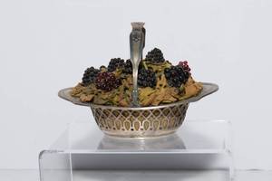 lot 715 image: Small Sterling Silver Basket