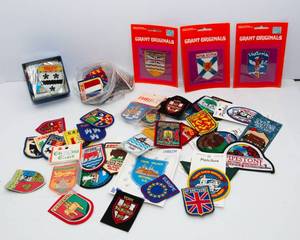lot 735 image: A Large Collection of Patches from Around the World