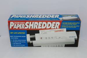 lot 759 image: Secure-Shred Paper Shredder in Box