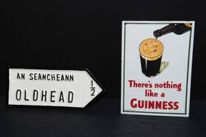 lot 766 image: Two Irish-Style Signs