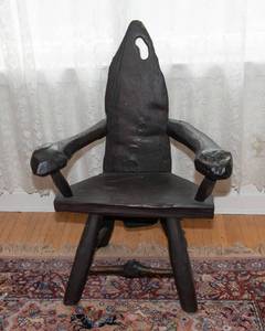 lot 761 image: Michigan AntiqueVintage Driftwood Chair