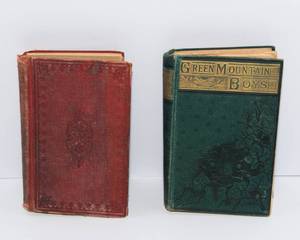 lot 712 image: Set of Two The Green Mountain Boys Antique Books  1848 & 1886 Editions