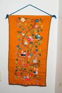 lot 709 image: Embroidered Wall Hanging