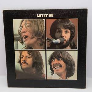 lot 536A image: Vintage Beatles Let It Be LP Vinyl Album