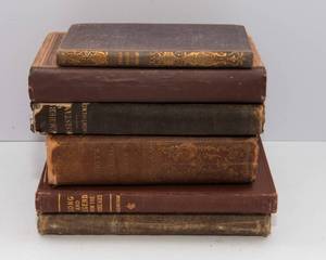 lot 878 image: Set of Six Antique Books