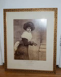 lot 877 image: Framed Print by G.A. Storey (1880) titled Late For Church (25 x 30)
