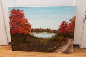 lot 888 image: M.Mills Original Hand-Painted Artwork (18 x 24)