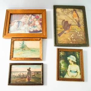 lot 503 image: Variety of Vintage Artwork