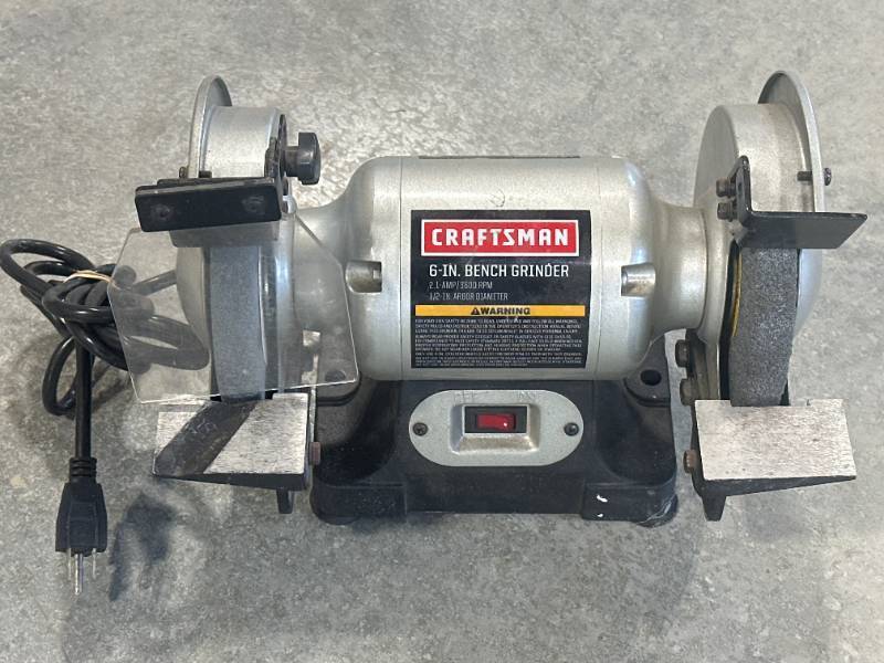 lot 27 image: Craftsman 6 Bench Grinder