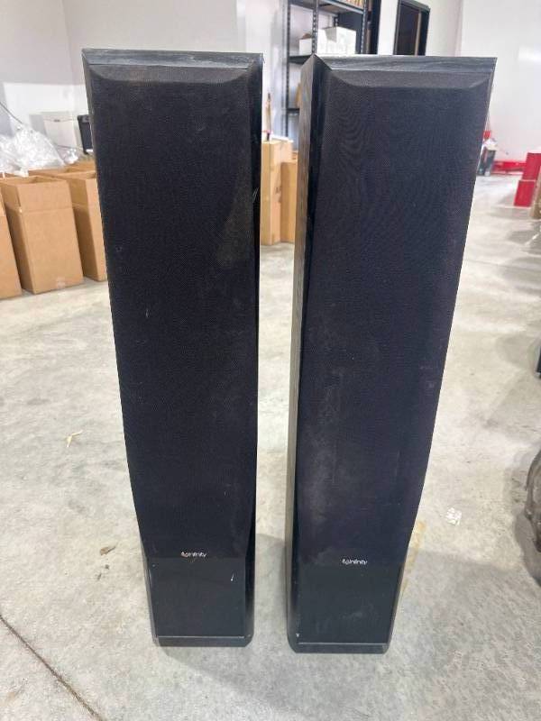 lot 61 image: Infinity Speakers Primus 250 3ft Tall ($175 retail)