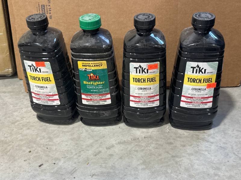 lot 69 image: 4 Bottles of Torch Citronella Fuel