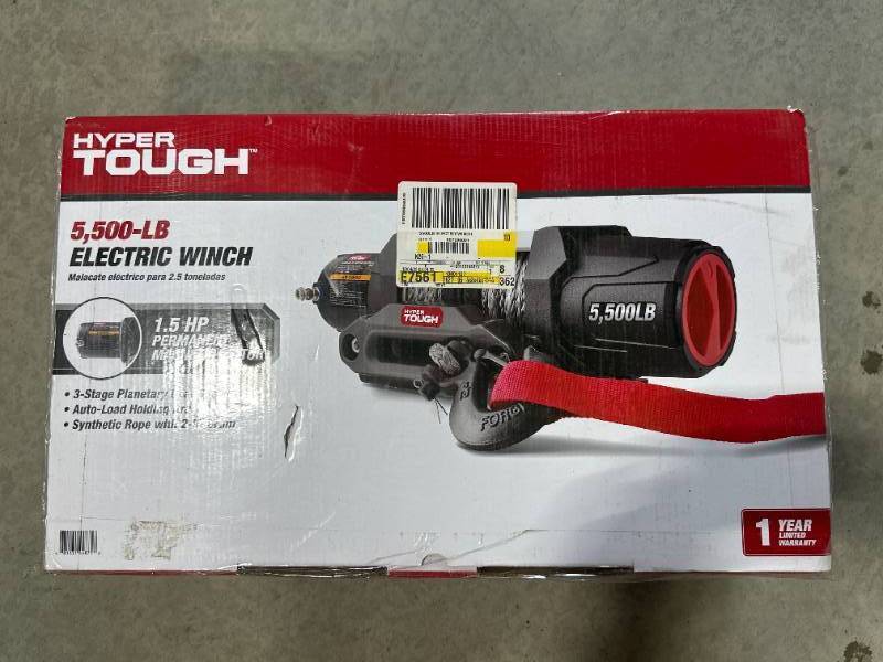 lot 74 image: New 5500lb Electric Winch