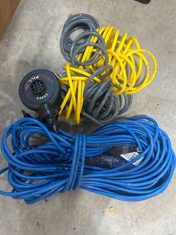 lot 78 image: Extension Cord & Air Hose Lot