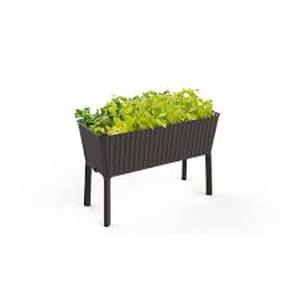 lot 47 image: Keter Easy Grow 44.9 in. W x 29.8 in. H Brown Raised Garden Bed Customer Returns See Pictures