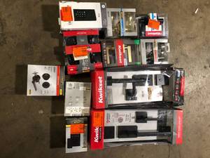 lot 8 image: Lot of Assorted Door Handles and Locks Various Models and Conditions  Customer Returns See Pictures
