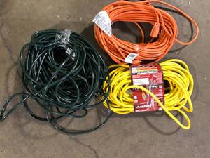 lot 13 image: Lot of Assorted Extension Cords Various Models and Conditions  Customer Returns See Pictures