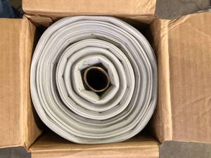 lot 64 image: HUSKY 20 ft. x 100 ft. Clear Plastic Sheeting  Customer Returns See Pictures