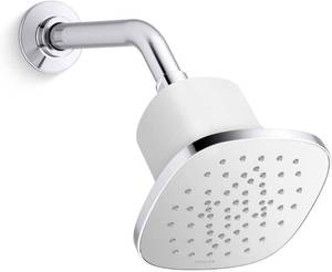 lot 15 image: Kohler Cinq Square Single-Function Filtered Showerhead