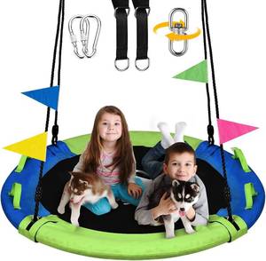 lot 45 image: HeyZoo 43 Saucer Tree Swing
