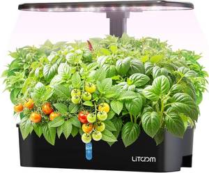 lot 55 image: Litokam 12-Pod Hydroponics Growing System Kit
