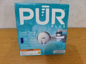 lot 97 image: PUR PLUS Faucet Mount Filtration System, Chrome