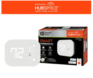 lot 99 image: Commercial Electric Wi-Fi and Bluetooth Enabled Smart Programmable Thermostat with Schedules Powered by Hubspace