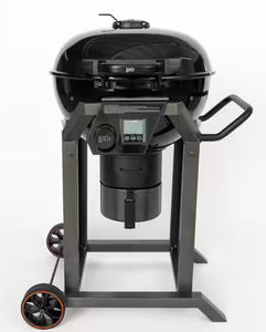 lot 144 image: LOCO 22.5 in. SmartTemp Kettle Charcoal Grill in Black with Stand