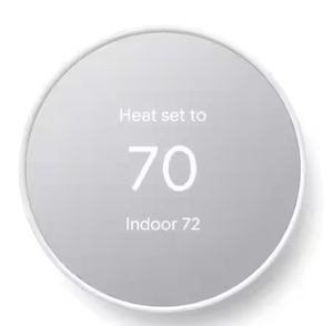lot 133 image: Google Nest Thermostat - Smart Programmable Wi-Fi Thermostat - Snow