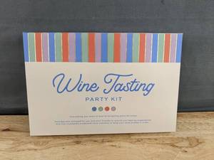 lot 56 image: Brand New Wine Tasting Party Kit with Tasting Notepad and Coasters