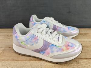 lot 63 image: Brand New Cat & Jack Kids Tennis Shoes Size 5 - Purple, Pink, White