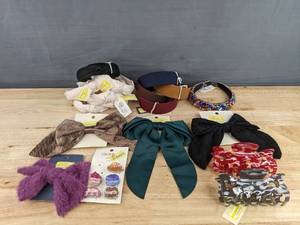 lot 137 image: Resellers Dream Set of 18 Brand New Headbands, Hair Clips, and Bows