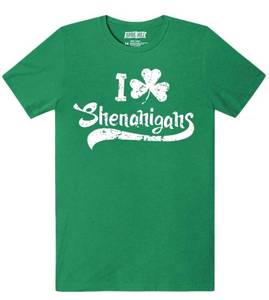 lot 143 image: New Brand St. Patricks Day I Love Shenanigans T-Shirt Mens 3XL
