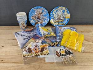 lot 149 image: Brand New Anime-Themed Birthday Party Decorations Set