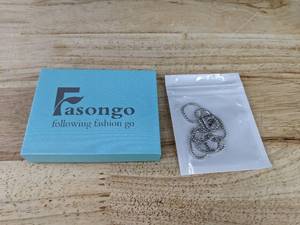 lot 161 image: Brand New Fasongo Solid 925 Sterling 18 Chain Necklace