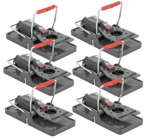 lot 167 image: 6 Brand New Victor Power Kill Mouse Traps - Reusable or Disposable