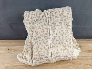 lot 177 image: Brand New Cat & Jack Hooded One-Piece Sleepwear - Girls Medium