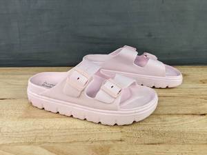 lot 190 image: Funky Monkey Womens Pink Sandals with Buckles Size 10
