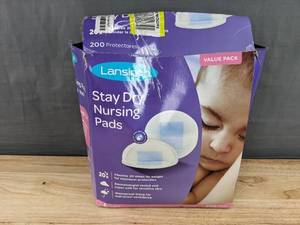 lot 194 image: Brand New Lansinoh Stay Dry Nursing Pads