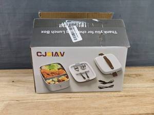 lot 303 image: Brand New CJOIAW Electric Heated Lunch Box with Insulated Carrying Bag