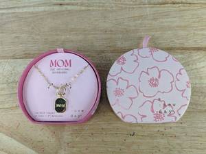 lot 83J image: Brand New 14k Gold Dipped MOM Necklace with Original Superhero Pendant