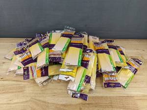 lot 104J image: Brand New Bulk Lot of 70 Packs Wexford No. 2 Pencils, 8 per Pack