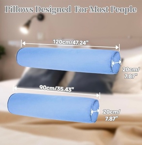lot 379 image: 2 Brand New Yeekoro Inflatable Body Pillows for Adults - Blue