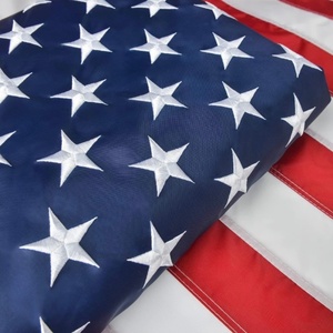lot 383 image: Brand New 4x6 FT USA Flag with Embroidered Stars and Brass Grommets