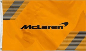 lot 96J image: Brand New McLaren Racing Flag Banner 3x5 Feet with Durable Grommets