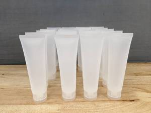lot 394 image: 20 Brand New Empty Frosted Cosmetic Squeeze Tubes 3.3 oz
