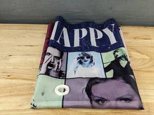lot 807 image: Brand New Taylor Swift Happy Birthday Cloth Banner 60 x 38.5